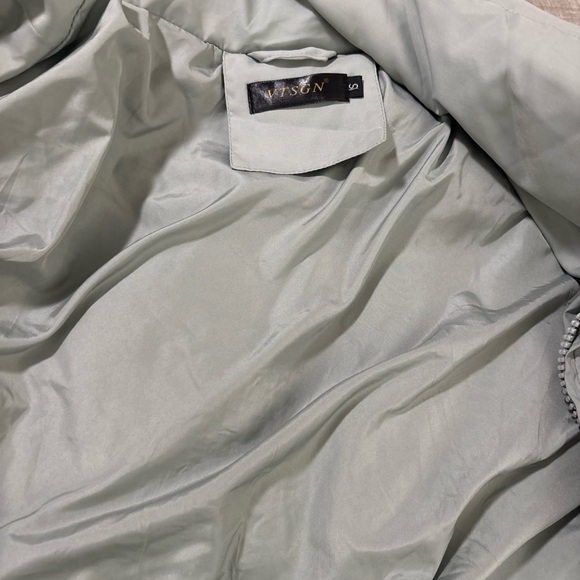 Light Green Drawstring Jacket - Picture 3 of 5